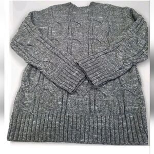 American Eagle Women's Cozy Cable Knit Sweater Chunky Pullover Sz X Small
